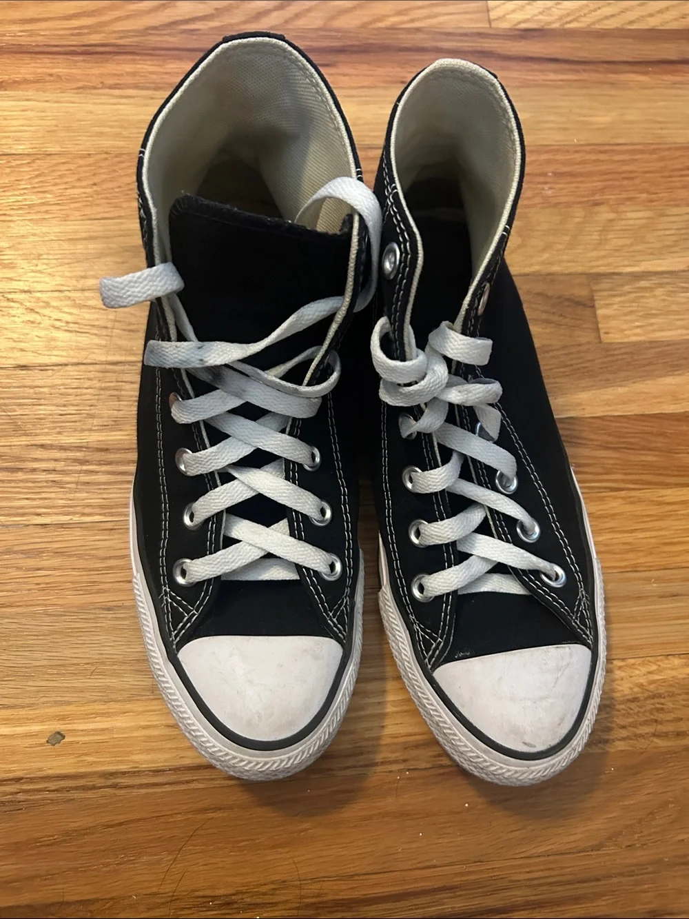 Converse Black and White High-Top Sneakers